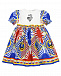 Платье с принтом &quot;carretto&quot; Dolce&Gabbana | Фото 2