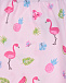 Розовая пижама с принтом &quot;фламинго&quot; Kissy Kissy | Фото 6