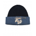 Темно-синяя шапка с нашивкой &quot;Rugby Club&quot; Il Trenino | Фото 1