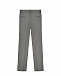 Серые трикотажные брюки со стрелками Dal Lago | Фото 3