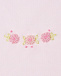 Розовый слюнявчик с вышивкой Lyda Baby | Фото 3