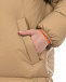 Бежевое стеганое пальто с капюшоном MSGM | Фото 8