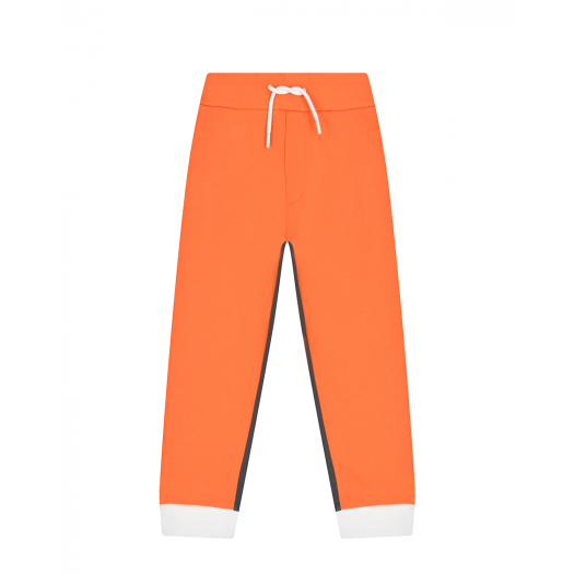 Оранжево-серые спортивные брюки Emporio Armani | Фото 1