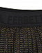 Черно-золотая юбка с эластичным поясом Alberta Ferretti | Фото 4