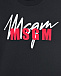 Черная футболка с логотипом MSGM | Фото 4