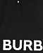 Черная толстовка-поло с полосками на воротнике Burberry | Фото 4