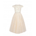 Платье молочного цвета с вышивкой пайетками Eirene | Фото 1