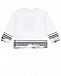 Белая толстовка с черным лого Dolce&Gabbana | Фото 2