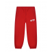 Красные спортивные брюки с логотипом No. 21 | Фото 1