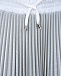 Плиссированная юбка с контрастным поясом Ermanno Scervino | Фото 3