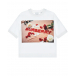 Белая футболка с принтом &quot;Confectionery&quot; Burberry | Фото 1