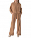 Трикотажные брюки коричневого цвета Allude | Фото 3