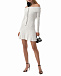 Белое мини-платье с открытыми плечами Self Portrait | Фото 4