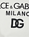 Белый свитшот с черным лого Dolce&Gabbana | Фото 3