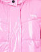 Розовая глянцевая куртка MSGM | Фото 3