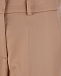 Бежевые ресклешенные брюки Joseph | Фото 7