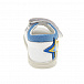 Белые сандалии с синей отделкой Falcotto | Фото 3