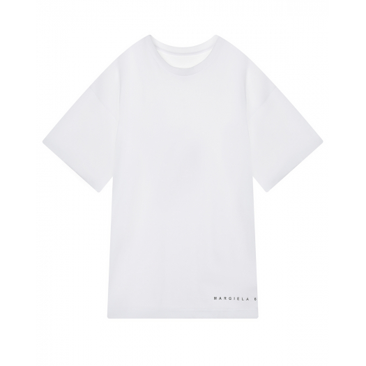Белая базовая футболка MM6 Maison Margiela | Фото 1