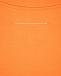 Оранжевая футболка с черным логотипом MM6 Maison Margiela | Фото 4