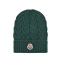 Зеленая шапка фактурной вязки Moncler | Фото 1