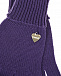 Фиолетовые перчатки из шерсти Il Trenino | Фото 2