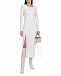 Белое платье с разрезом Dan Maralex | Фото 2