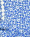 Песочник с бантиками по бокам и цветочным принтом, синий Mariella Ferrari | Фото 3