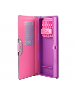 Пенал Tiara Pen Case, 24х9х3 см, фиолетовый SONIC CORPORATION , арт. SK-1052-V20 | Фото 2