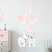 Наклейки &quot;Белые медведи&quot; 140х60 см, розовый Kotya Motya design | Фото 2