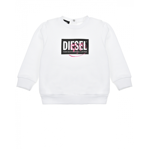 Белый свитшот Diesel | Фото 1