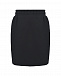 Черная юбка с поясом на кулиске Moschino | Фото 2