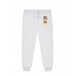 Белые спортивные брюки с принтом &quot;мишка&quot; Moschino | Фото 1