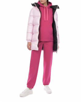 Укороченное розовое пальто-пуховик Blanchett Goose , арт. BL 639/100 FLAMINGO | Фото 2