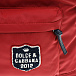 Красный рюкзак с черным логотипом Dolce&Gabbana | Фото 6