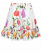 Белая юбка с цветочным принтом Charo Ruiz | Фото 4