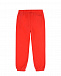 Красные спортивные брюки с белым логотипом  | Фото 2