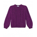 Фиолетовый джемпер крупной вязки Paade Mode | Фото 1