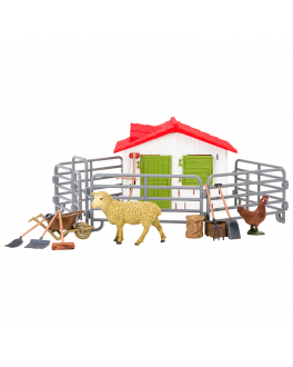 Набор фигурок &quot;На ферме&quot;: ферма, овца, курица, инвентарь Masai Mara , арт. ММ205-061 | Фото 2