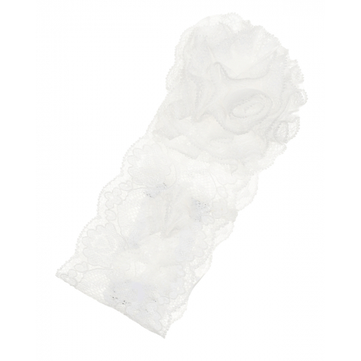 Белая кружевная повязка Aletta | Фото 1