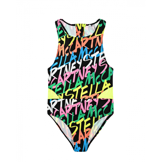 Купальник с разноцветными надписями Stella McCartney | Фото 1