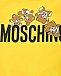 Свитшот с лого, желтый Moschino | Фото 3