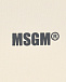Кремовый свитшот с короткими рукавами MSGM | Фото 3