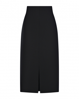 Черная юбка с разрезом MSGM Черный, арт. 3341MDD06 227612 99 | Фото 1