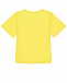 Желтая футболка с разноцветным лого  | Фото 3
