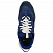 Синие кроссовки с замшевыми вставками Fendi | Фото 4