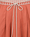 Платье терракотового цвета с поясом  | Фото 5