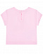 Розовая футболка с принтом &quot;мишка&quot; Monnalisa | Фото 2