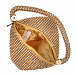 Золотистая сумка со стразами 12х6х13 см David Charles | Фото 4