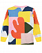 Джемпер в стиле color block с бахромой Stella McCartney | Фото 3