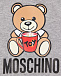 Серый спортивный костюм с принтом &quot;медвежонок&quot; Moschino | Фото 5